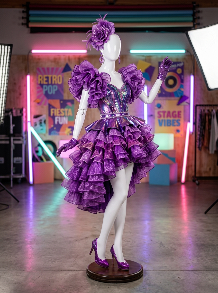Purple Fanta Girl Costume