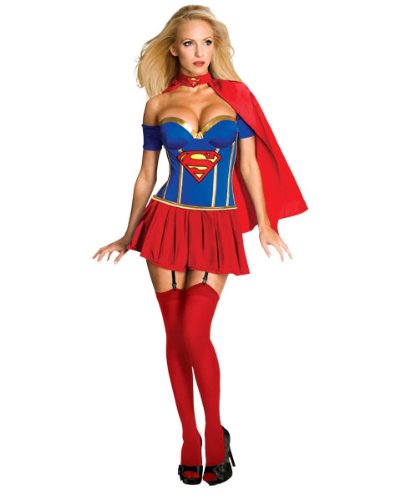Adult Supergirl Corset Costume