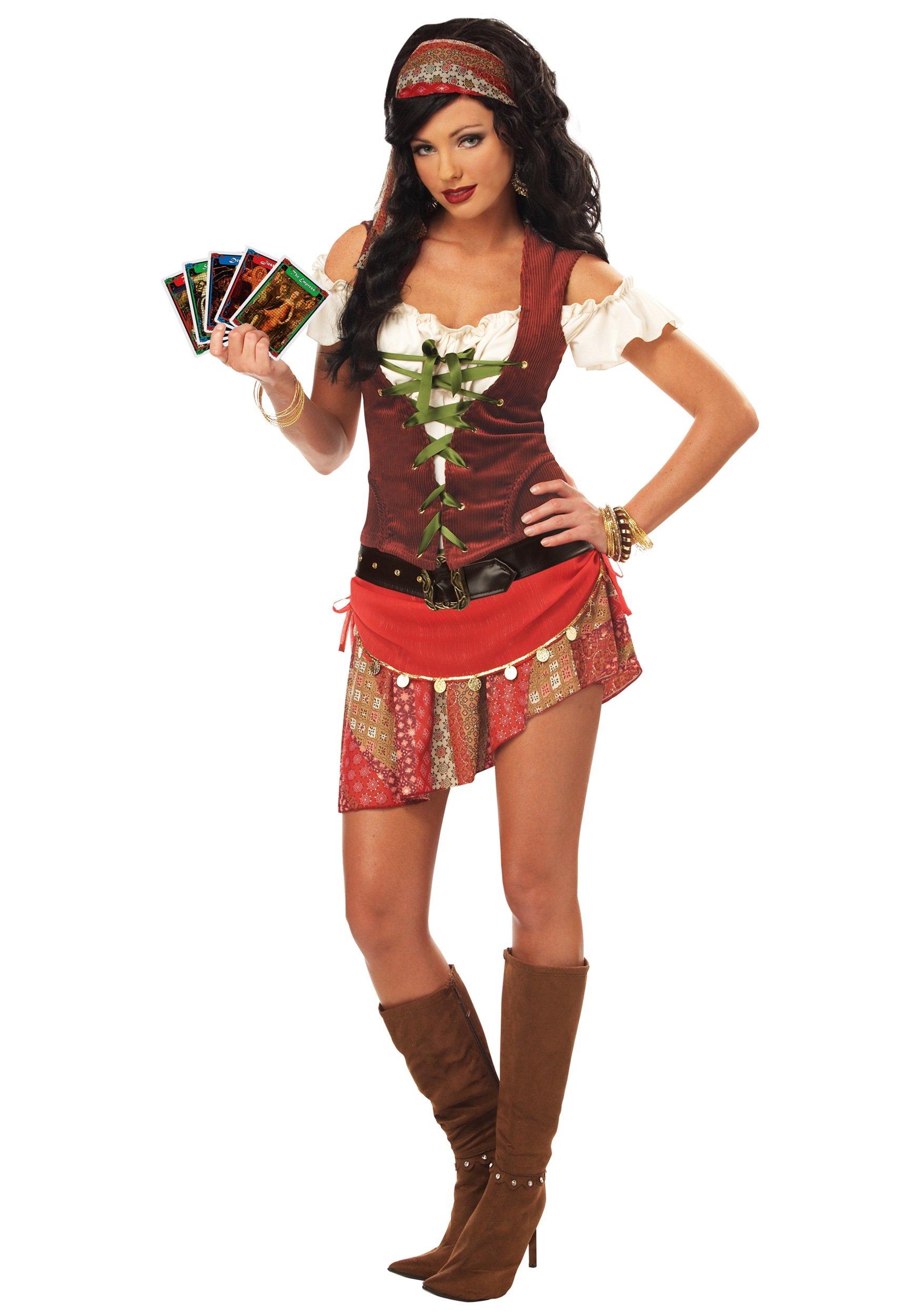 Women's Mystic Gypsy Costume Alternate View - Back angle