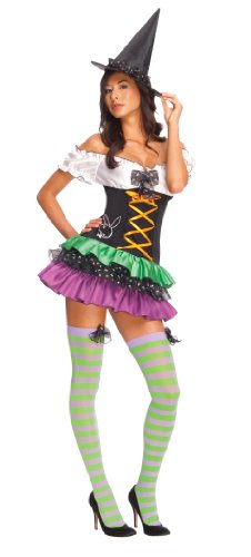 Women's Playboy Witch Costume Back View