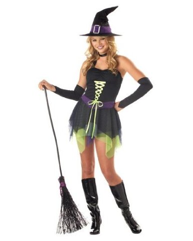 Women's Sassy Halloween Witch Costume